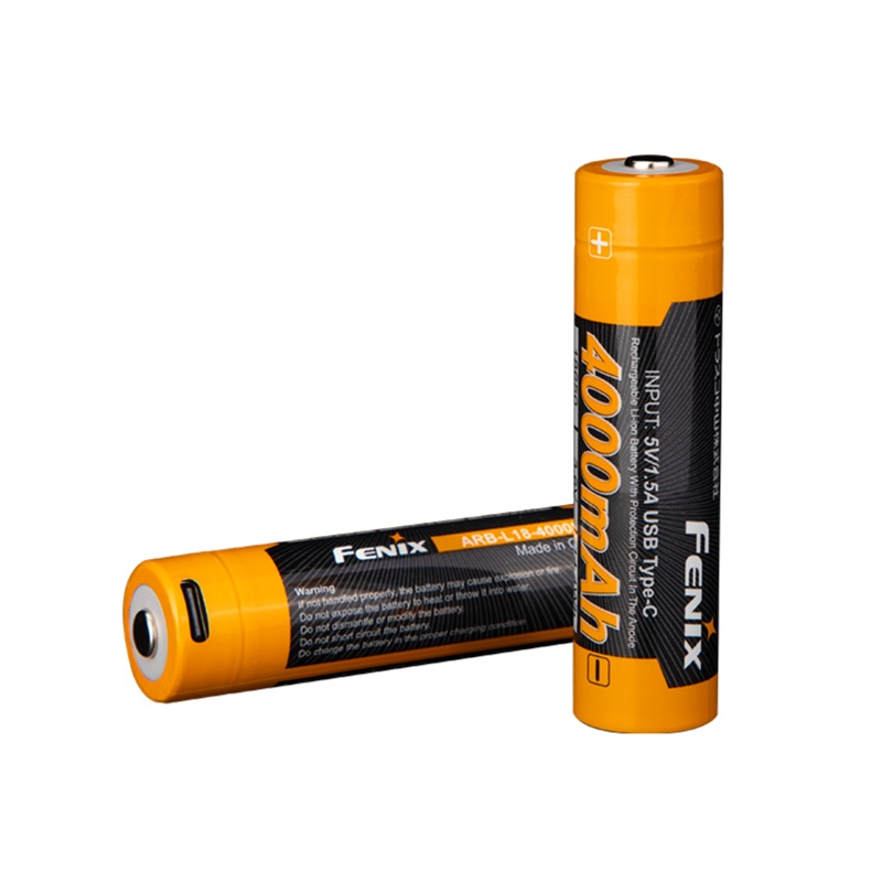 Fenix 18650 USB Rechargeable Battery, 4000mAh – F FX-ARBL184000U
