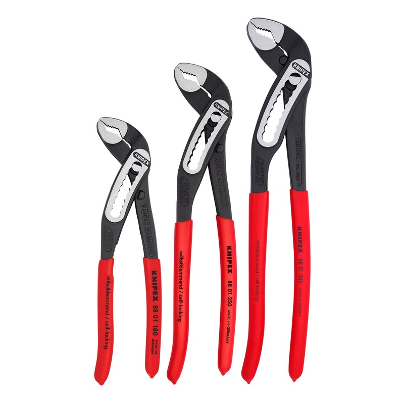 Knipex 00 20 07 US1 KN | 3 Pc Alligator Pliers Set (7, 10, & 12)