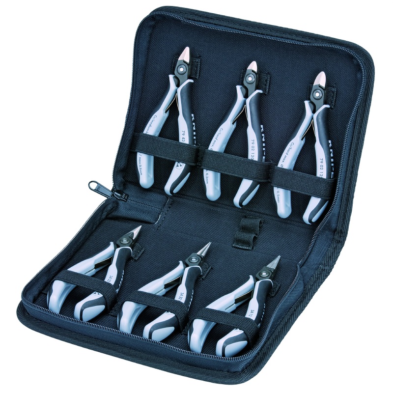 Knipex 00 20 16 P ESD KN | 6 Pc ESD Tool Set in Zipper Pouch