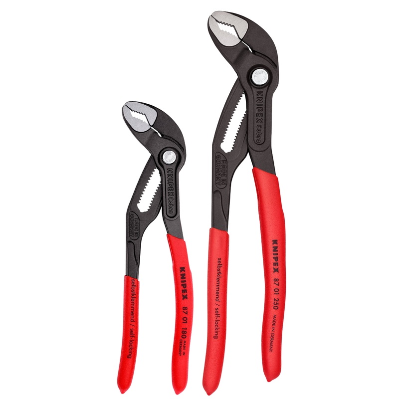 Knipex 00 31 20 V01 US KN | 2 Pc Cobra Pliers Set (87 01 180 & 87 01 250)
