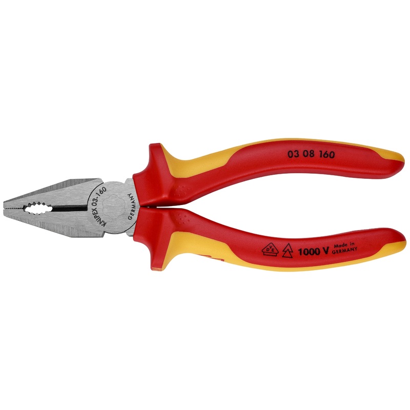 Knipex 03 08 160 SBA KN | Combination Pliers, 1000V Insulated