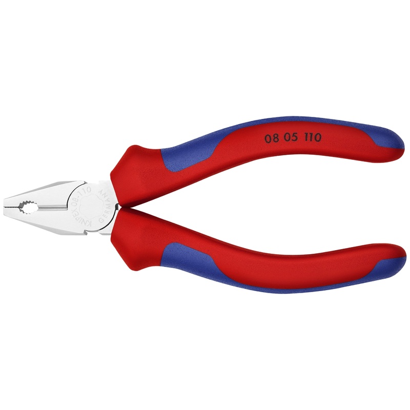Knipex 08 05 110 KN | Mini Combination Pliers, Chrome, Multi-Component