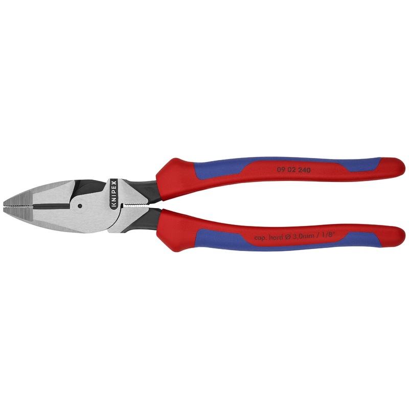 Knipex 09 02 240 KN | High Leverage Lineman’s, New England Head, Multi-Component