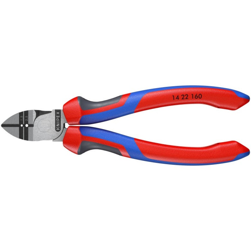 Knipex Diagonal Cutting Plier with Stripper, 6-1/4 in – KN 14 22 160