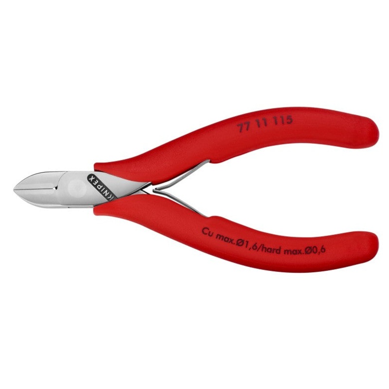 Knipex Electronics Diagonal Cutter, 4-1/2 in – KN 77 11 115