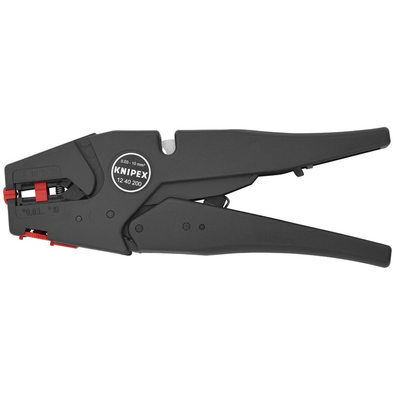 Knipex 12 40 200 KN | Self-Adj. Wire Stripper, 8-32 AWG