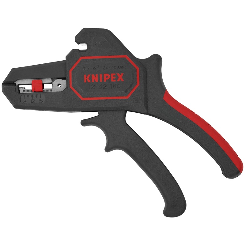 Knipex 12 62 180 KN | Automatic Wire Stripper, 10-24 AWG