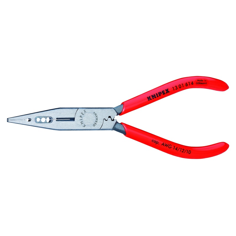 Knipex 13 01 614 KN | 4-In-1 Electricians’ Pliers, 10,12,14 AWG