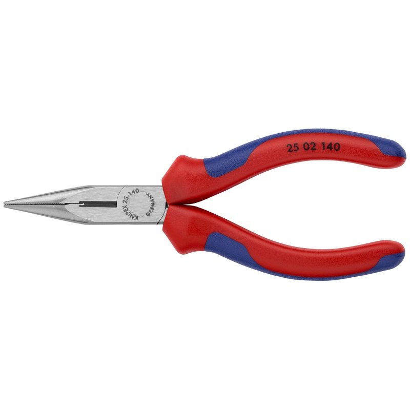 Knipex 25 02 140 KN | Long Nose Pliers w/ Cutter, Multi-Component