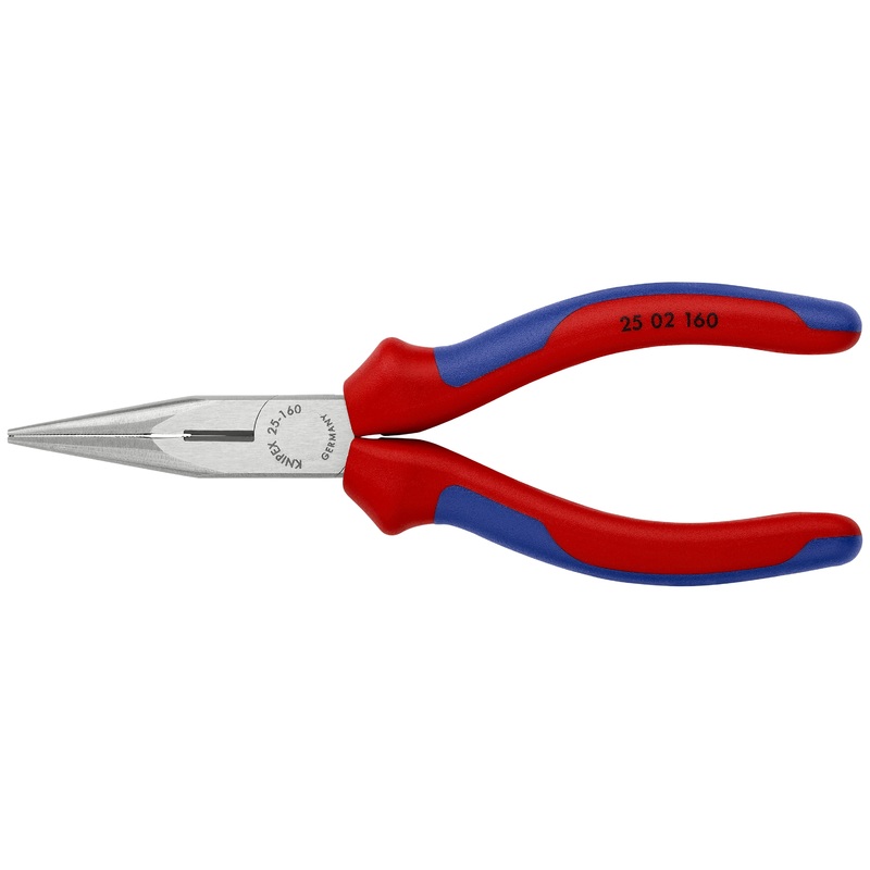 Knipex 25 02 160 KN | Long Nose Pliers w/ Cutter, Multi-Component