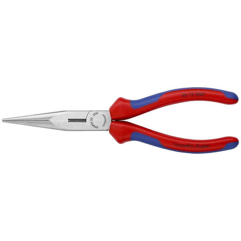 Knipex 26 12 200 KN | Long Nose Pliers w/ Cutter, Multi-Component