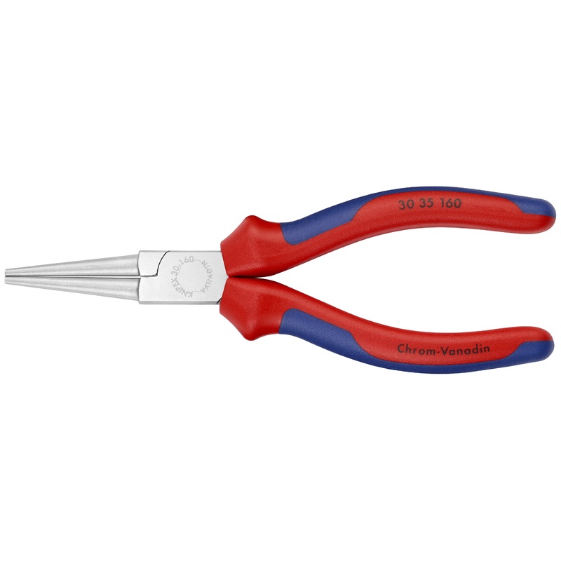 Knipex 30 35 160 KN | Long Nose Pliers, Round Tips, Multi-Component