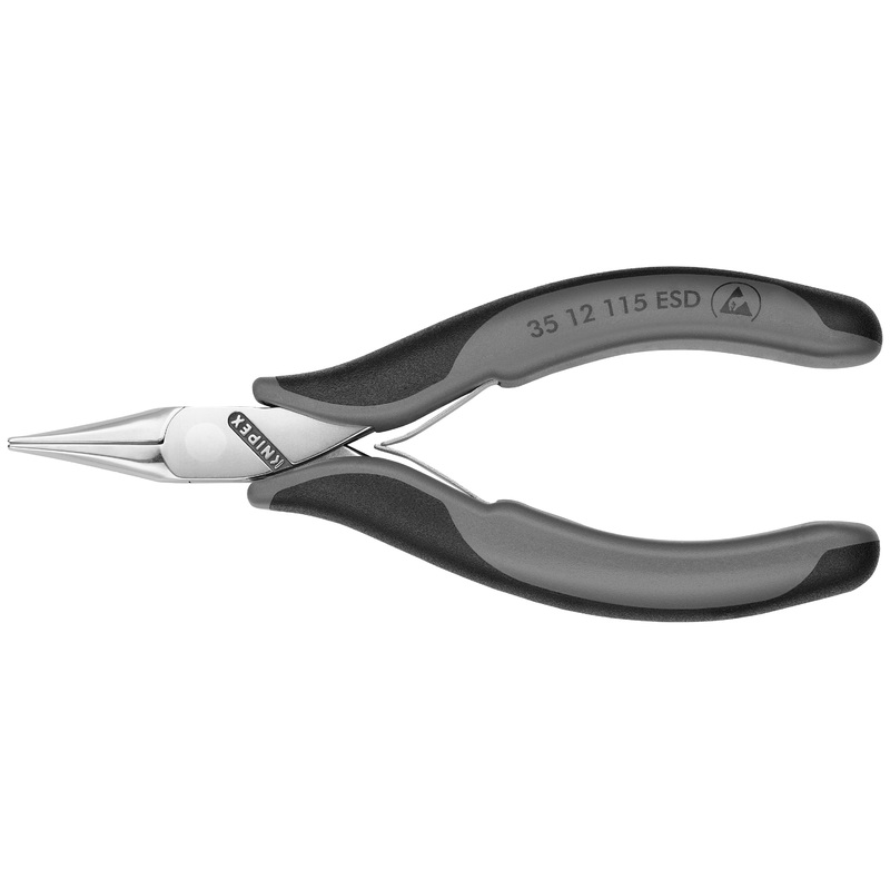 Knipex 35 12 115 ESD KN | Electronics Pliers, Flat Tips, ESD