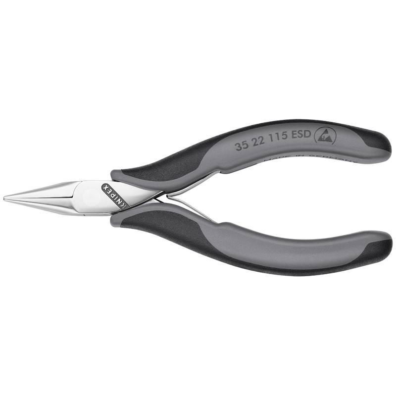 Knipex 35 22 115 ESD KN | Electronics Pliers, Half Round Tips, ESD