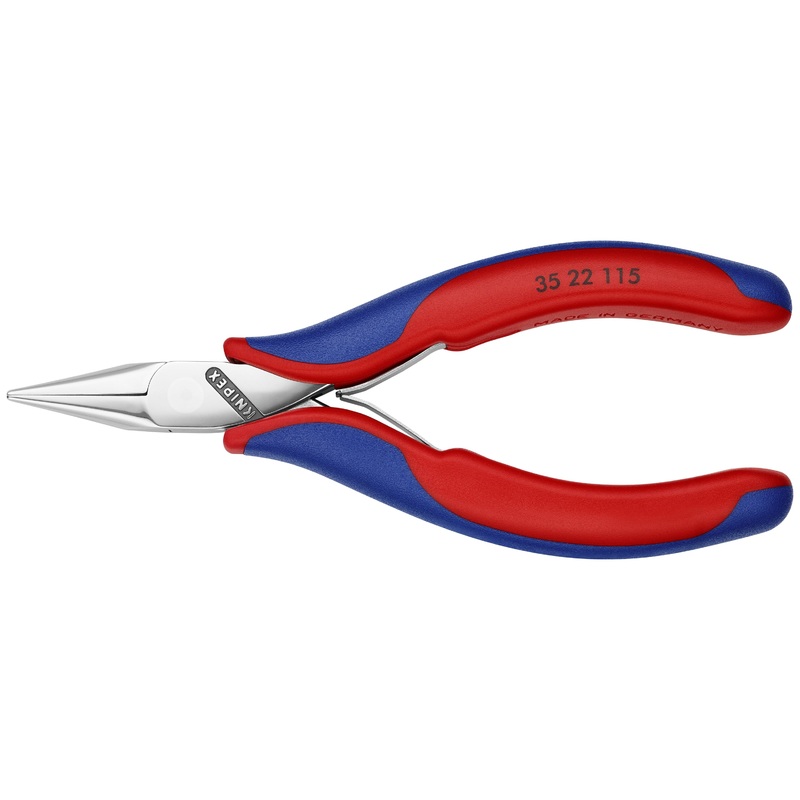 Knipex 35 22 115 KN | Electronics Pliers, Half Round Tips, Multi-Component