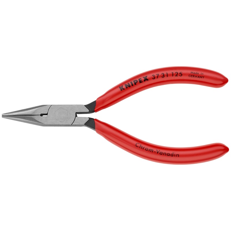 Knipex 37 31 125 KN | Electronics Gripping Pliers, Half Round Tips
