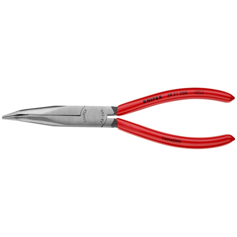 Knipex 38 21 200 KN | Long Nose Pliers W/O Cutter, 40 degree Angled