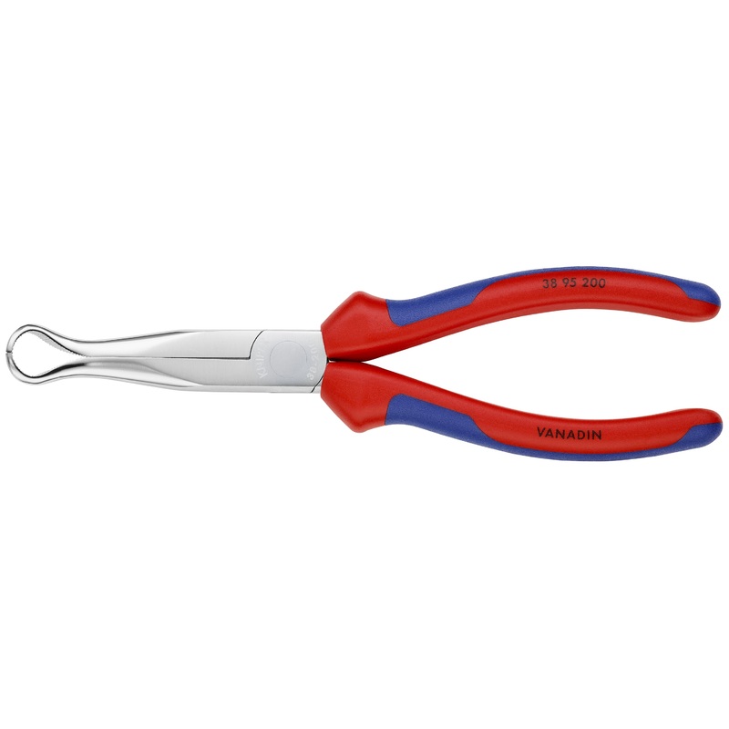 Knipex 38 95 200 KN | Long Nose Pliers for Spark Plugs, Chrome, Multi-Component