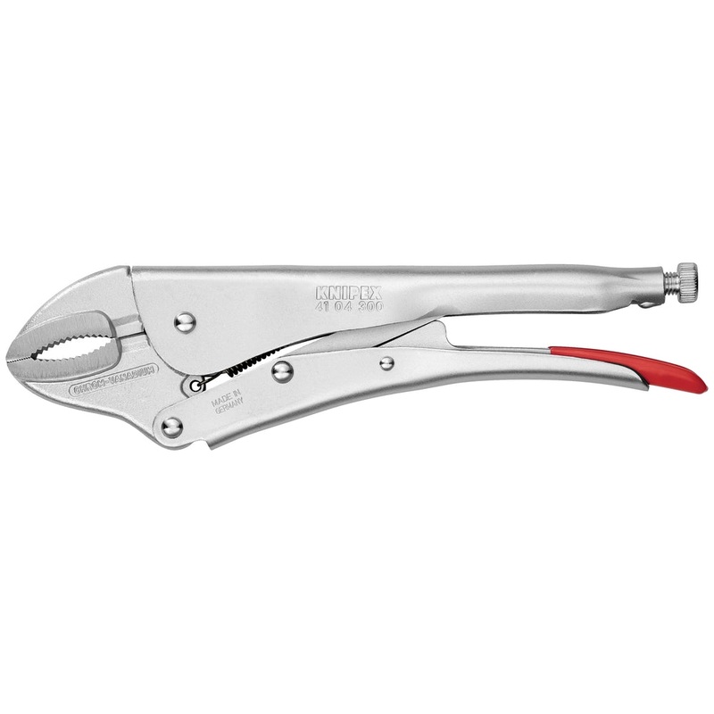 Knipex 41 04 300 KN | Locking Pliers, Round Jaws, Chrome