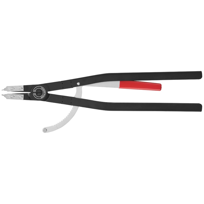 Knipex 44 10 J5 KN | Large Circlip Pliers, Internal, Straight, 4 51/64-12 Bore Dia.