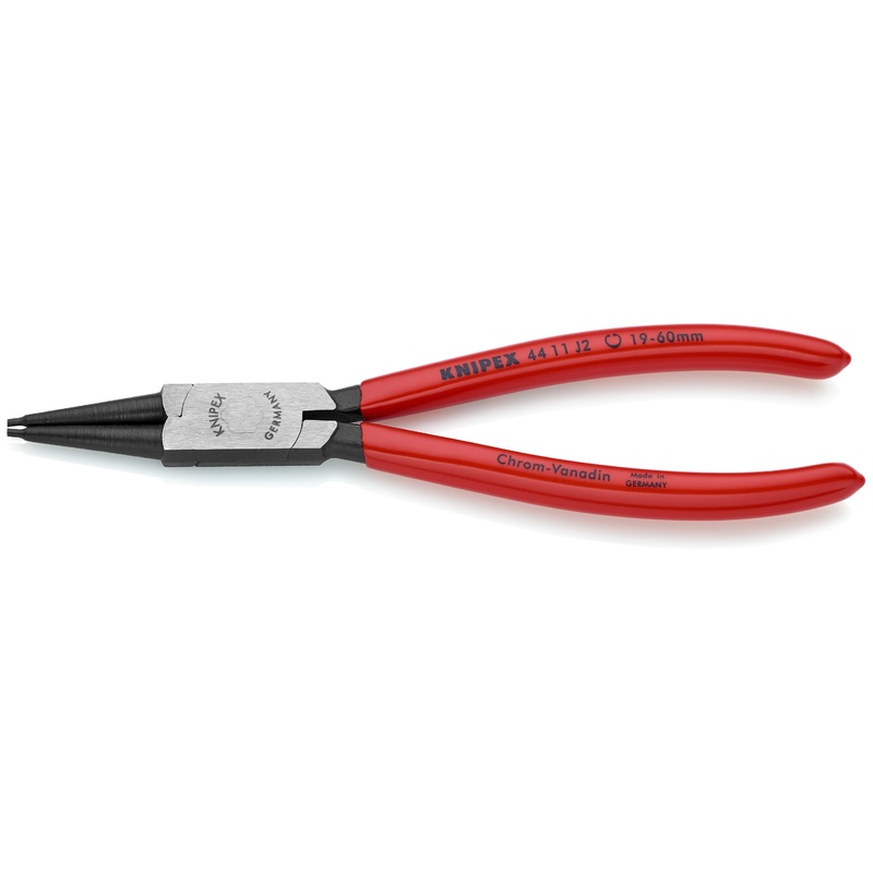 Knipex 44 11 J4 KN | Circlip Pliers, Internal, Straight, 3 11/32-5 1/2 Bore Dia.
