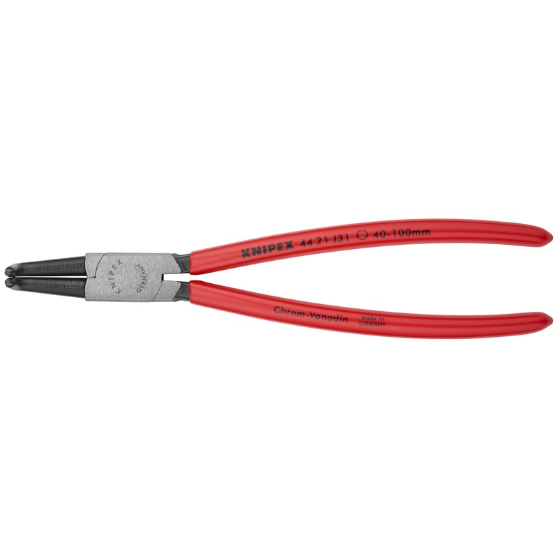 Knipex 44 21 J31 KN | Circlip Pliers, Internal, 90 degree Angled, Forged Tip, 1 37/64-3 15/16 Bore Dia.