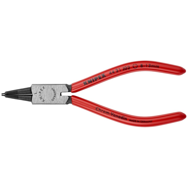 Knipex 44 31 J02 KN | Circlip Pliers, Internal, 45 degree Angled, Forged Tip, 5/16-1/2 Bore Dia.