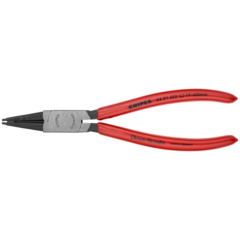 Knipex 44 31 J22 SBA KN | Circlip Pliers, Internal, 45 degree Angled, Forged Tip, 3/4-2 3/64 Bore Dia.