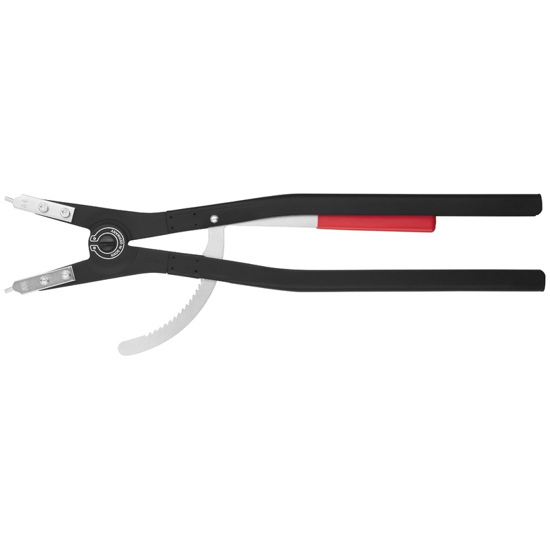 Knipex 46 10 A6 KN | Large Circlip Pliers, External, Straight, 9 59/64-16 Shaft Dia.