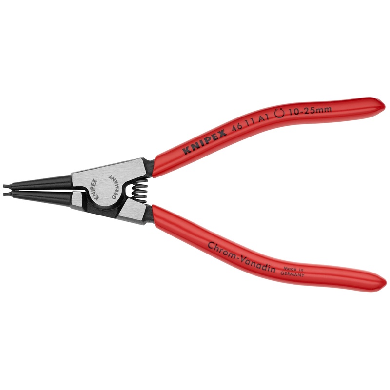 Knipex 46 11 A1 SBA KN | Circlip Pliers, External, Straight, 25/64-1 Shaft Dia.