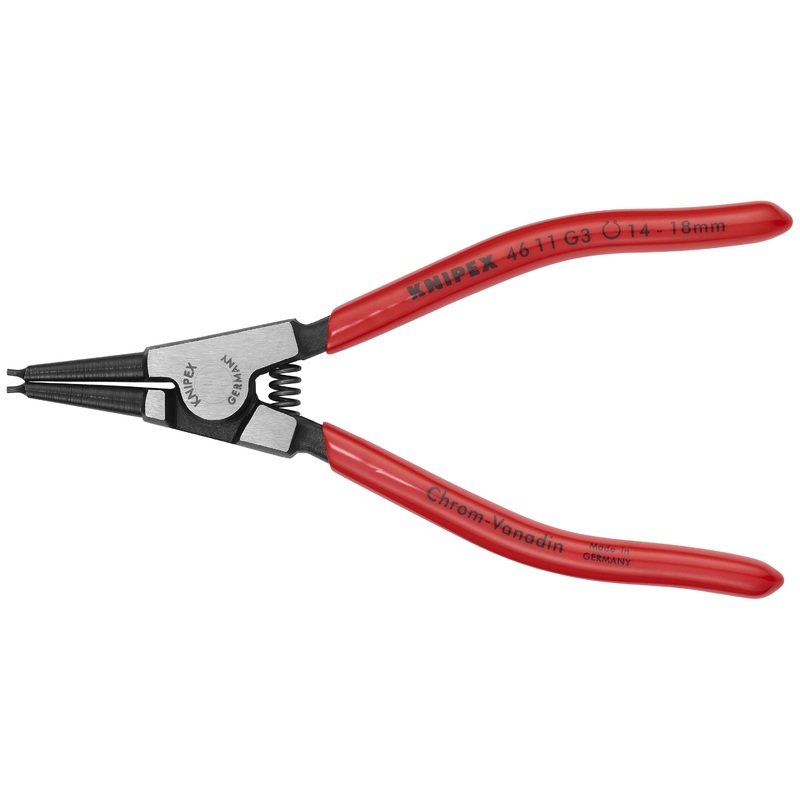 Knipex 46 11 G3 KN | Circlip Pliers for Grip Rings, 35/64-45/64 Shaft Dia.