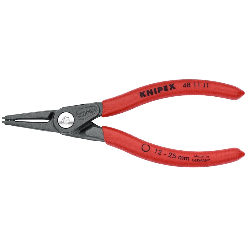 Knipex 48 11 J1 SBA KN | Precision Circlip Pliers, Internal, Straight, 15/32-1 Bore Dia.
