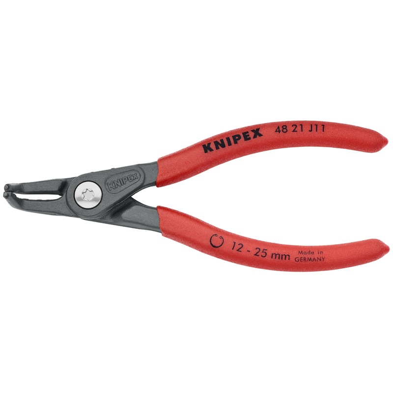 Knipex 48 21 J11 KN | Precision Circlip Pliers, Internal, 90 degree Angled, 15/32-1 Bore Dia.