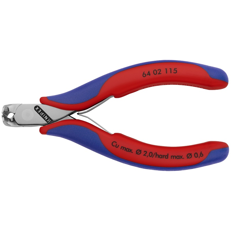 Knipex 64 02 115 KN | Electronics End Cutting Nippers, Multi-Component