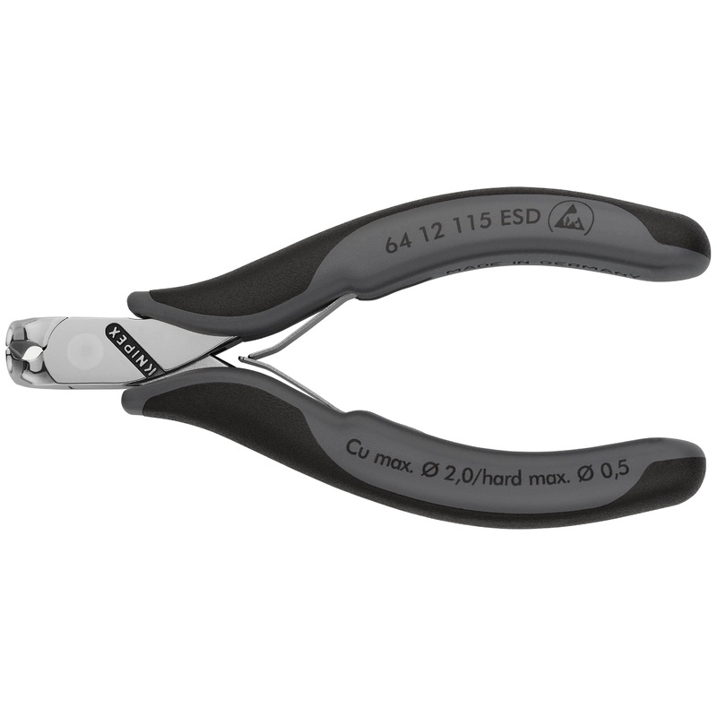 Knipex 64 12 115 ESD KN | Electronics End Cutting Nippers, ESD