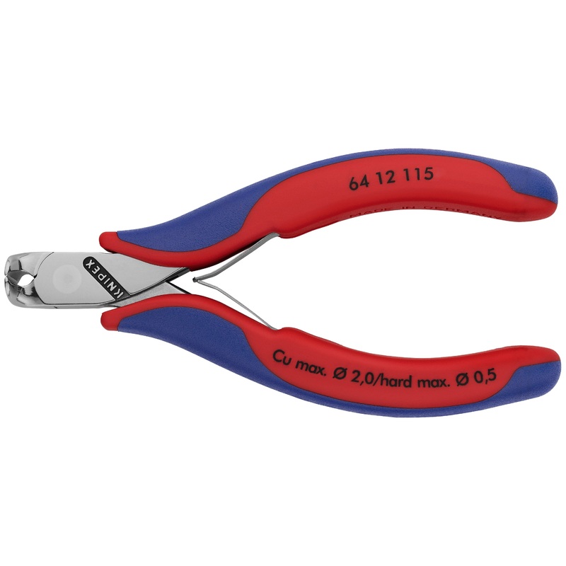 Knipex 64 12 115 KN | Electronics End Cutting Nippers, Multi-Component