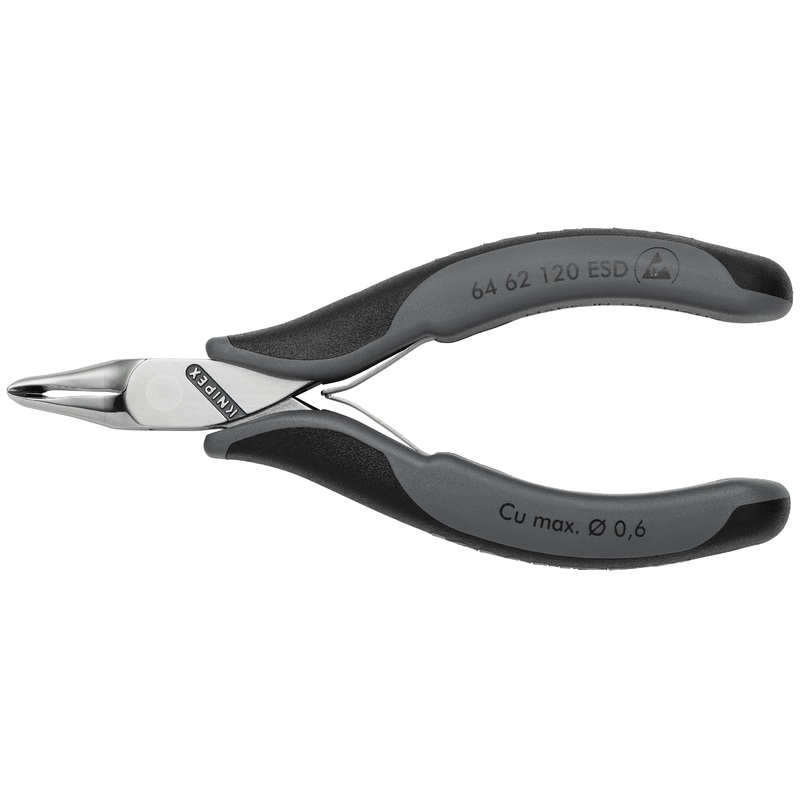 Knipex 64 62 120 ESD KN | Electronics End Cutting Nippers, ESD