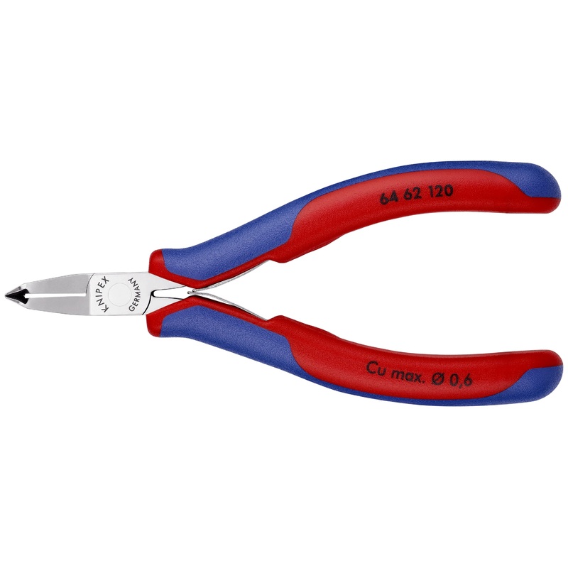 Knipex 64 62 120 KN | Electronics End Cutting Nippers, Multi-Component