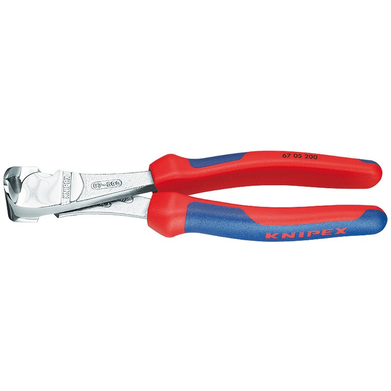Knipex 67 05 200 KN | High Leverage End Cutter, Chrome, Multi-Component