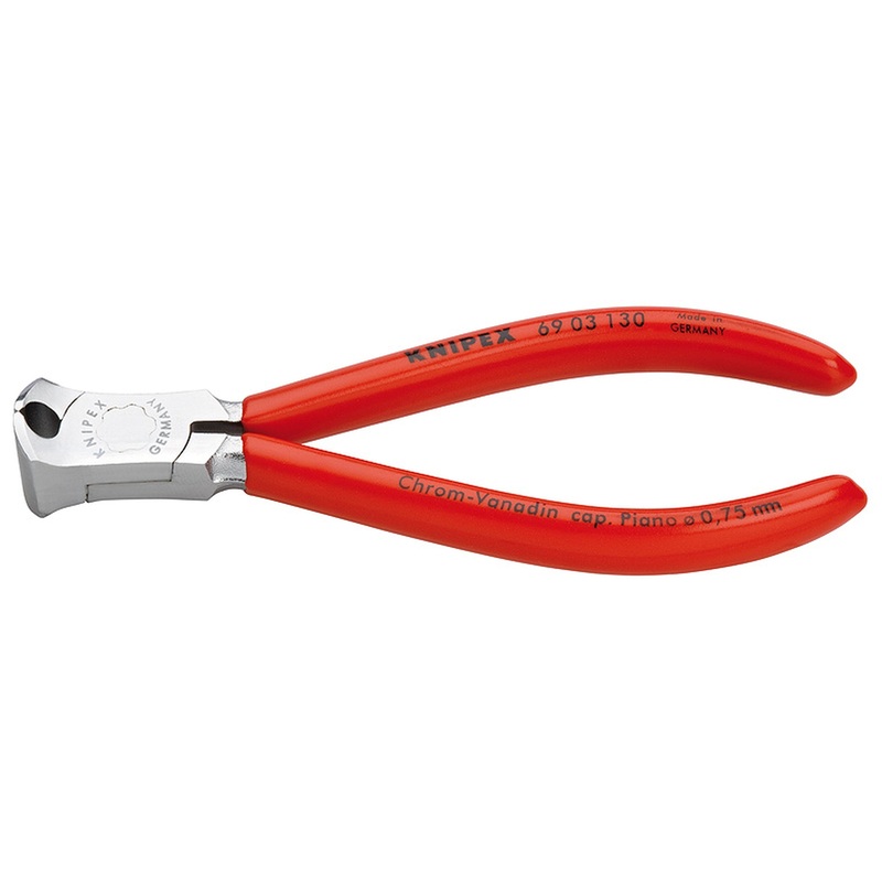 Knipex 69 03 130 KN | High Leverage End Cutter, Lap Joint, Chrome