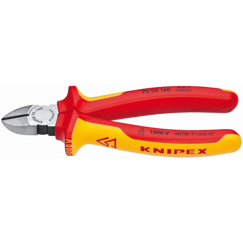 Knipex 70 08 160 SBA KN | Diagonal Cutters, 1000V Insulated