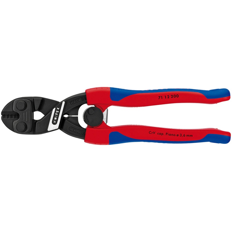 Knipex 71 12 200 KN | CoBolt Compact Bolt Cutters w/ Spring, Multi-Component