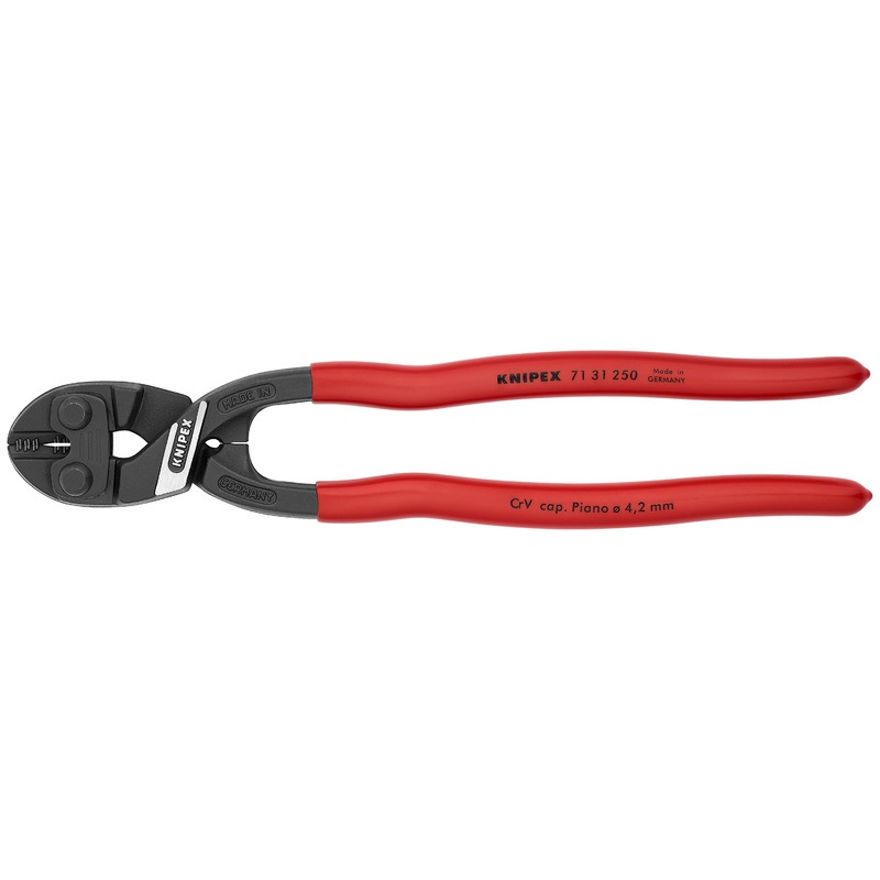 Knipex 71 31 250 KN | CoBolt Compact Bolt Cutter w/ Notched Blade