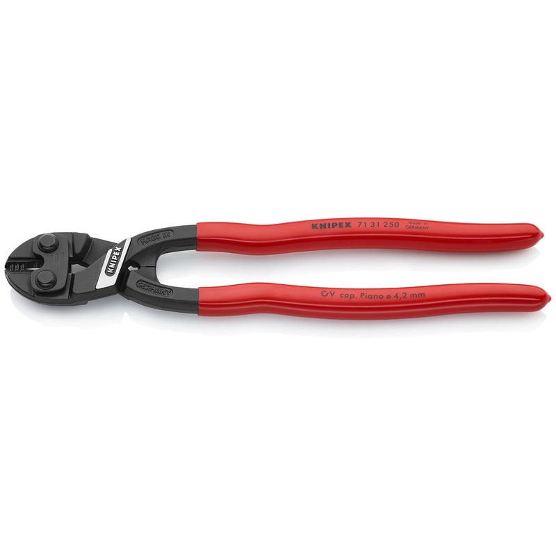 Knipex 71 31 250 SBA KN | CoBolt Compact Bolt Cutter w/ Notched Blade