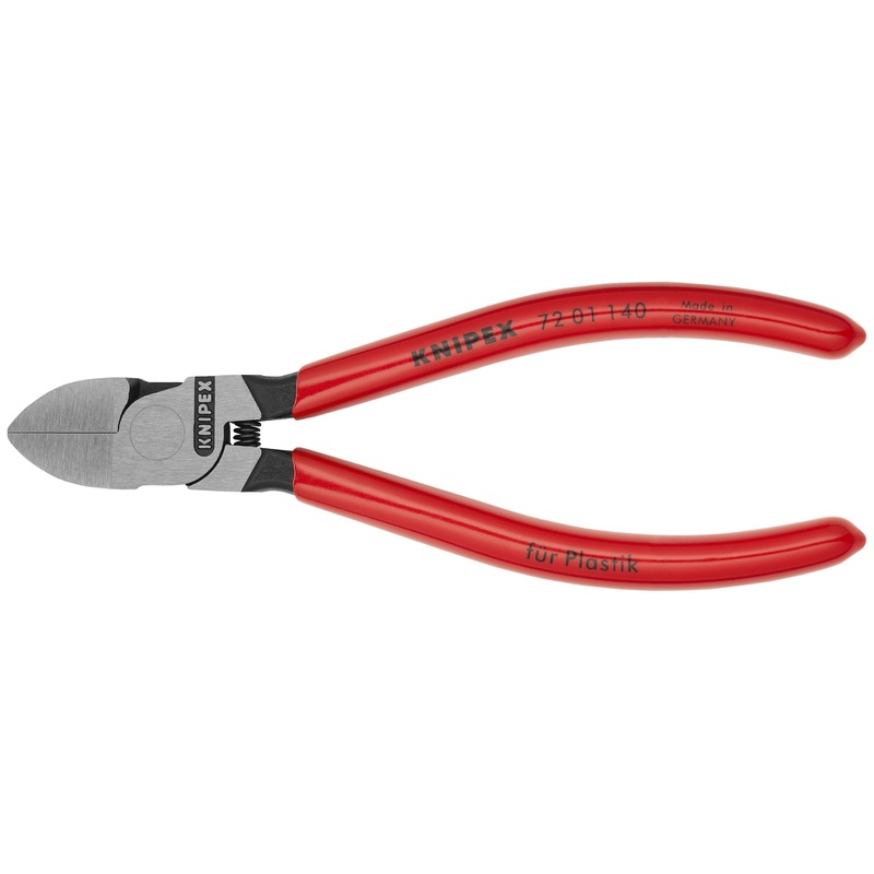 Knipex 72 01 140 KN | Diagonal Flush Cutter for Plastics