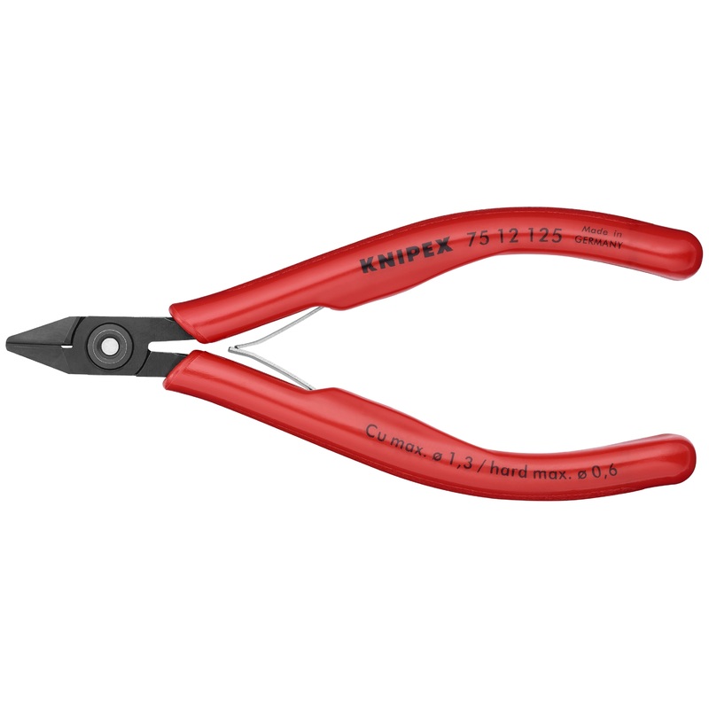 Knipex 75 12 125 KN | Electronics Diagonal Cutters, Lead Catcher