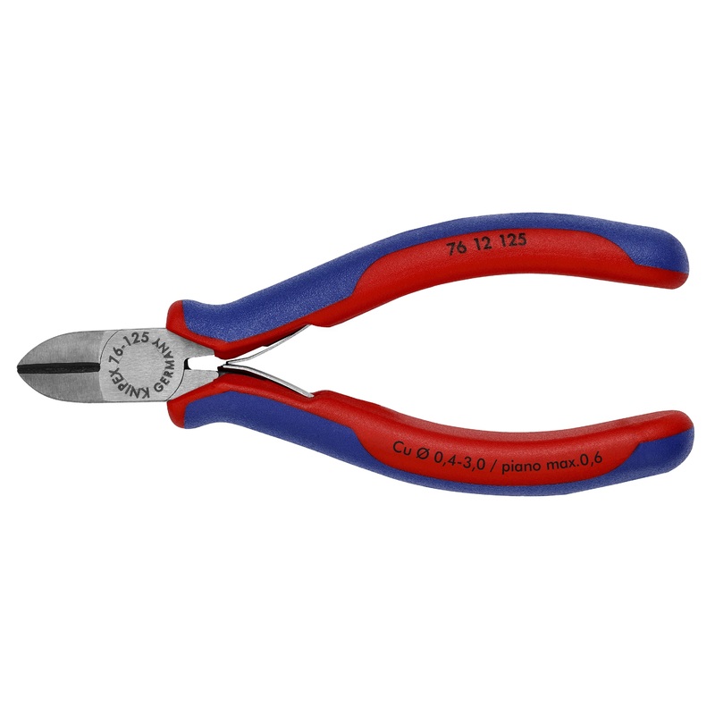 Knipex 76 12 125 KN | Electronics Diagonal Cutters, Multi-Component
