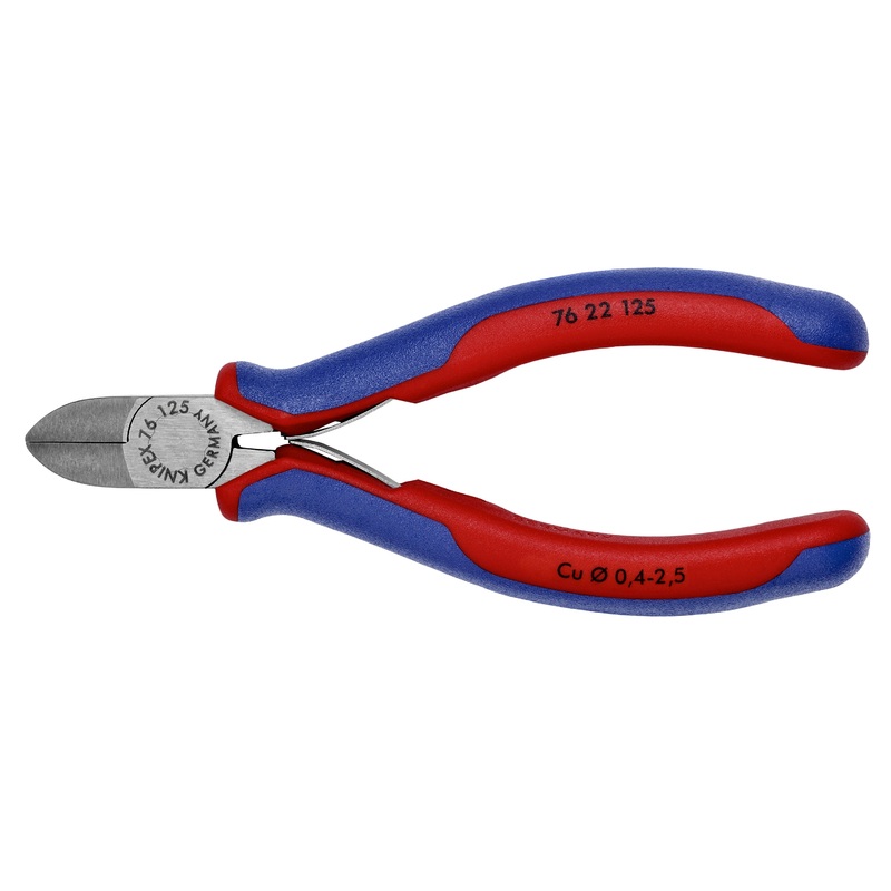 Knipex 76 22 125 KN | Electronics Diagonal Cutters, Multi-Component