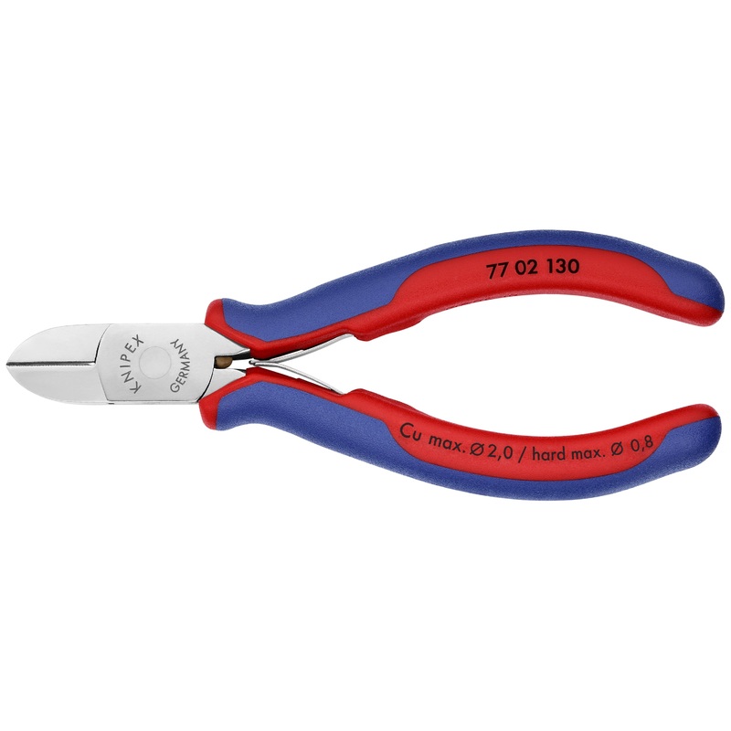 Knipex 77 02 130 KN | Electronics Diagonal Cutters, Multi-Component