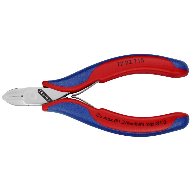 Knipex 77 22 115 KN | Electronics Diagonal Cutters, Multi-Component